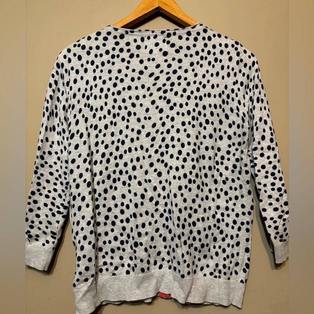 ANTONI & ALISON London Polka Dot Cardigan - Picture 3 of 5
